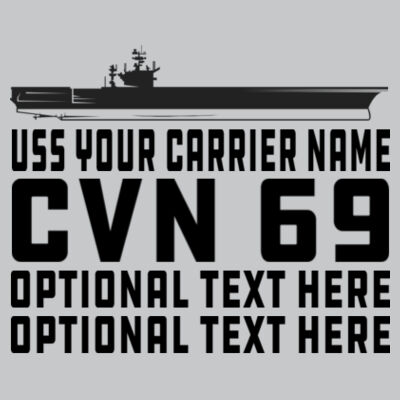 Custom: Nimitz Class Aircraft Carrier (Carrier) - Light Youth/Adult Ultra Performance Active Lifestyle T Shirt Design