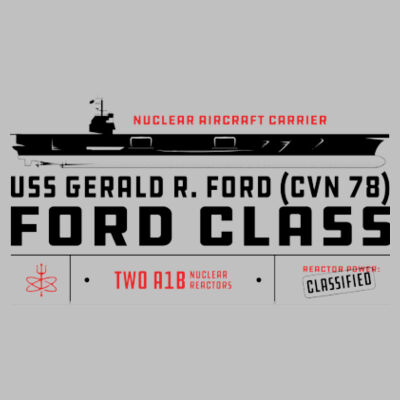 Personalized Ford Class Aircraft Carrier - 2 sided - Pub Style Stainless Steel Bottle Opener Design