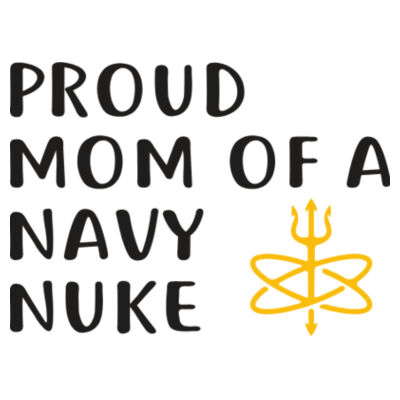 Proud Mom of a Navy Nuke with Atomic Trident - 17 oz Stainless Steel Pint Glass (HLCC) Design