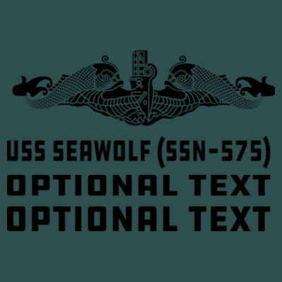 Blackout USS Seawolf (SSN-575) - Unisex Poly-Rich Tee Design