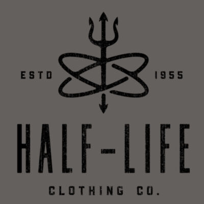 Half-Life Clothing Company - Adult Heavy Blend Heather Royal or Red 60/40 Fleece Crew (S) Design
