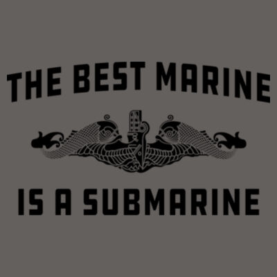 Blackout The Best Marine is a Submarine - Adult Heavy Blend™ 8 oz., 50/50 Hood (S) Design